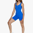 Combinaison Short Zip Tech - Royal Blue