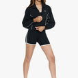 Coupe Vent Zip Tech Retro - Black
