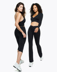 Capri Crossed Lift - Black