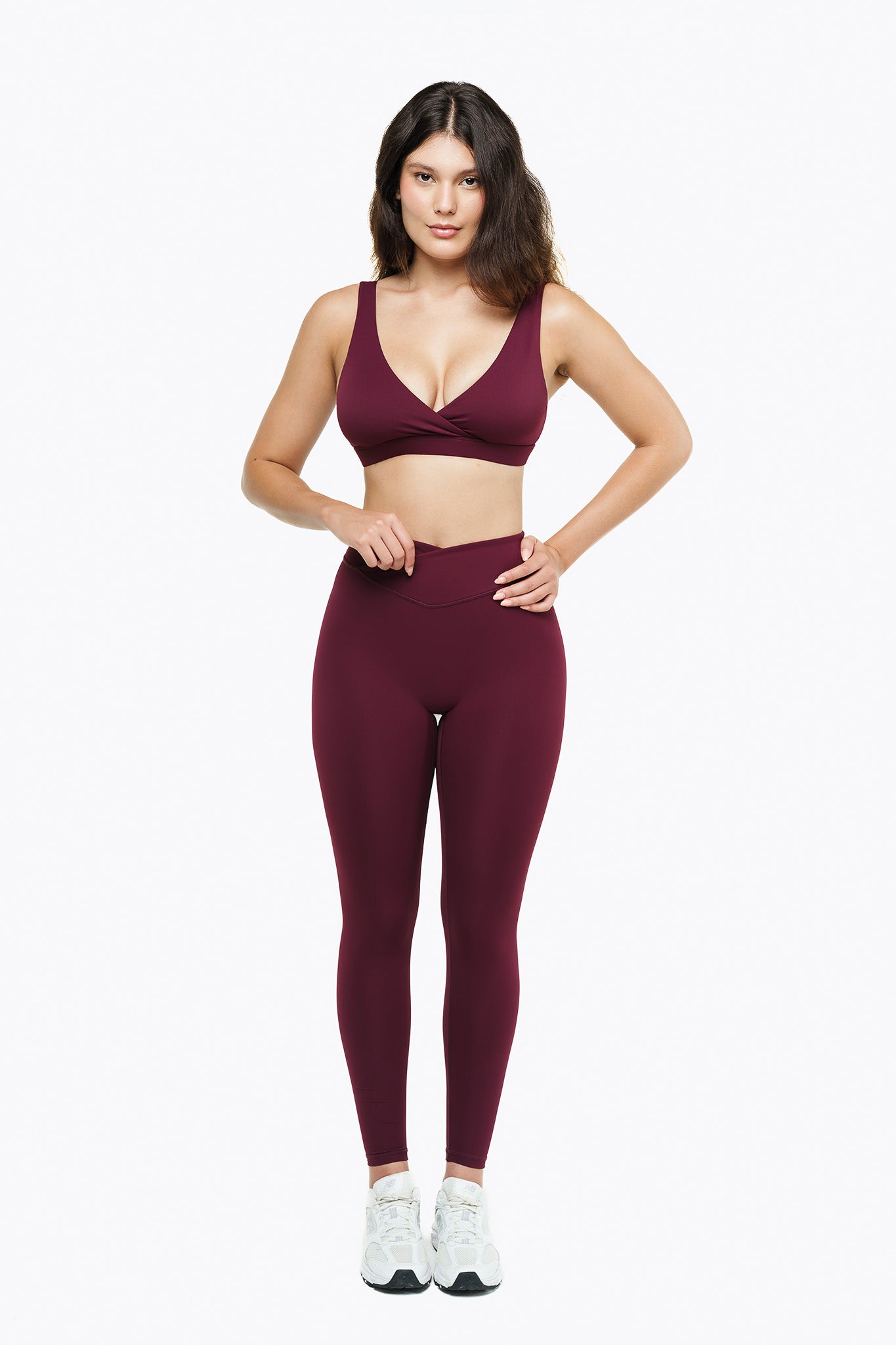 Legging Crossed Lift - Deep Purple