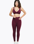 Legging Crossed Lift - Deep Purple
