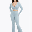Flare Crossed Sculpt - Powder Blue