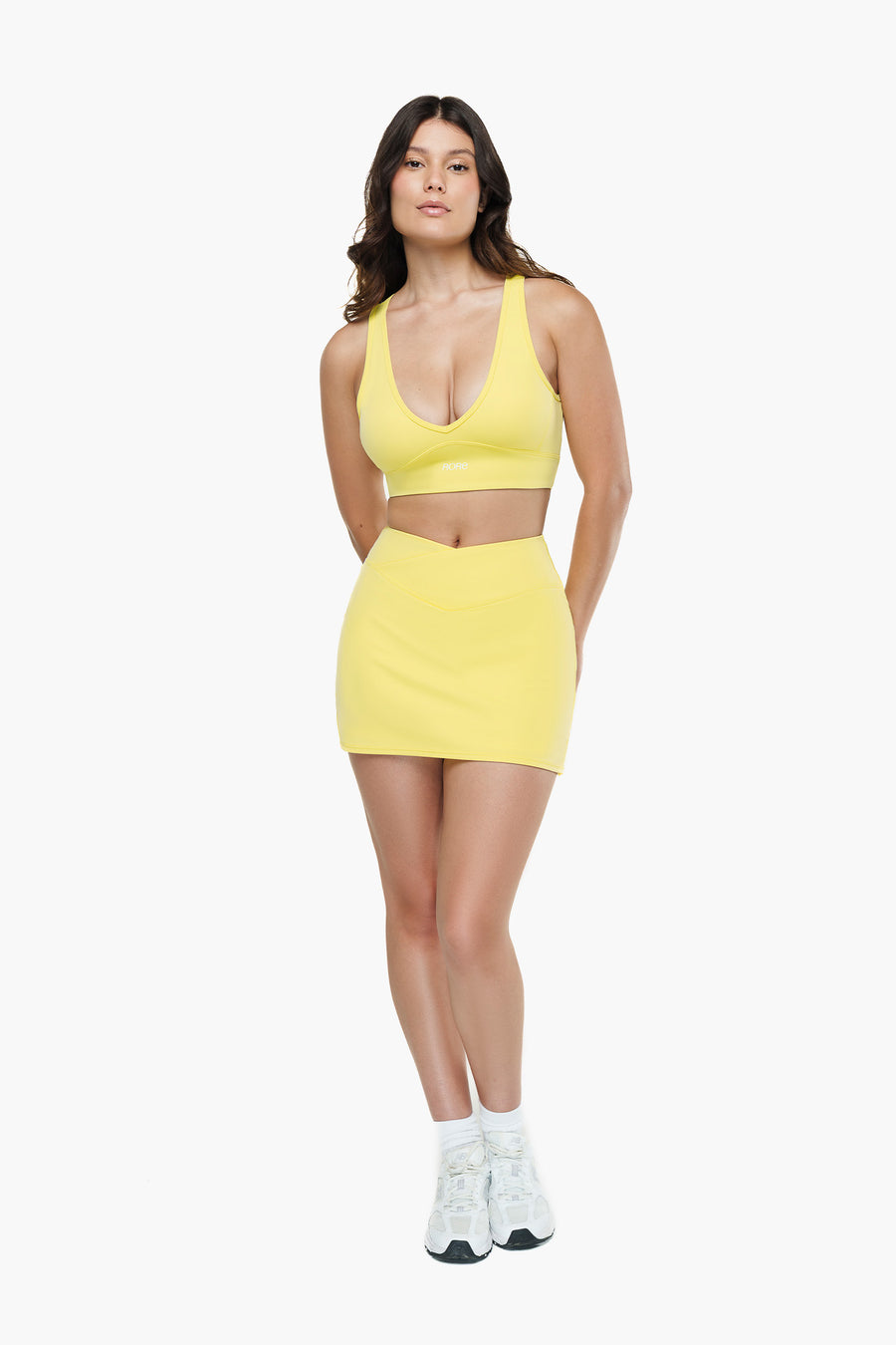 Brassière Crossed Back - Lemon Mist