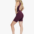 Combinaison Short Zip Tech - Deep Purple