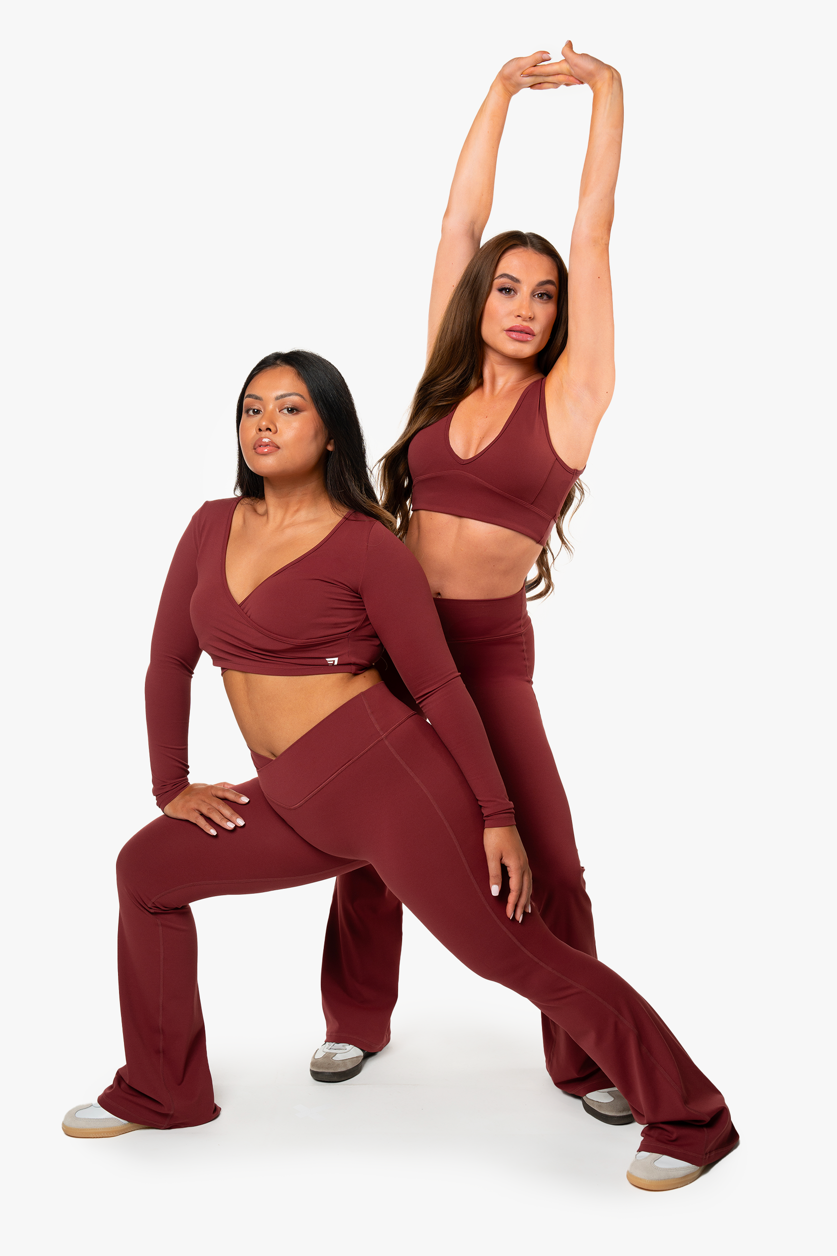 Brassière Crossed Back - Red Velvet
