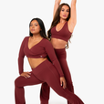 Brassière Crossed Back - Red Velvet