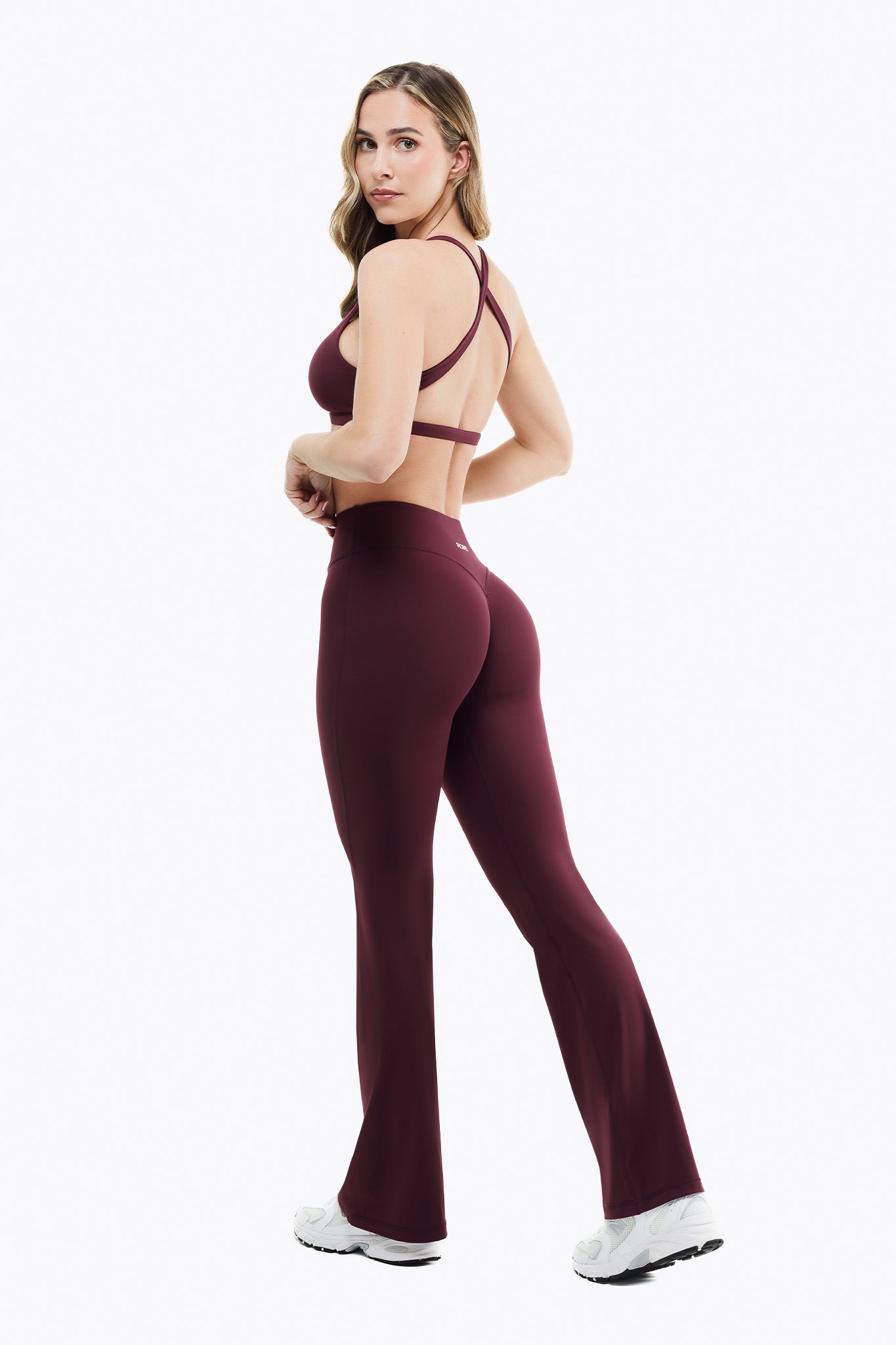 Flare Crossed Sculpt - Deep Purple