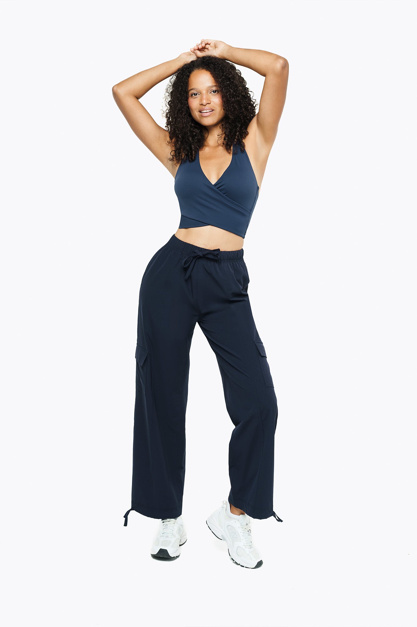 Pantalon Cargo - Blue Petrol