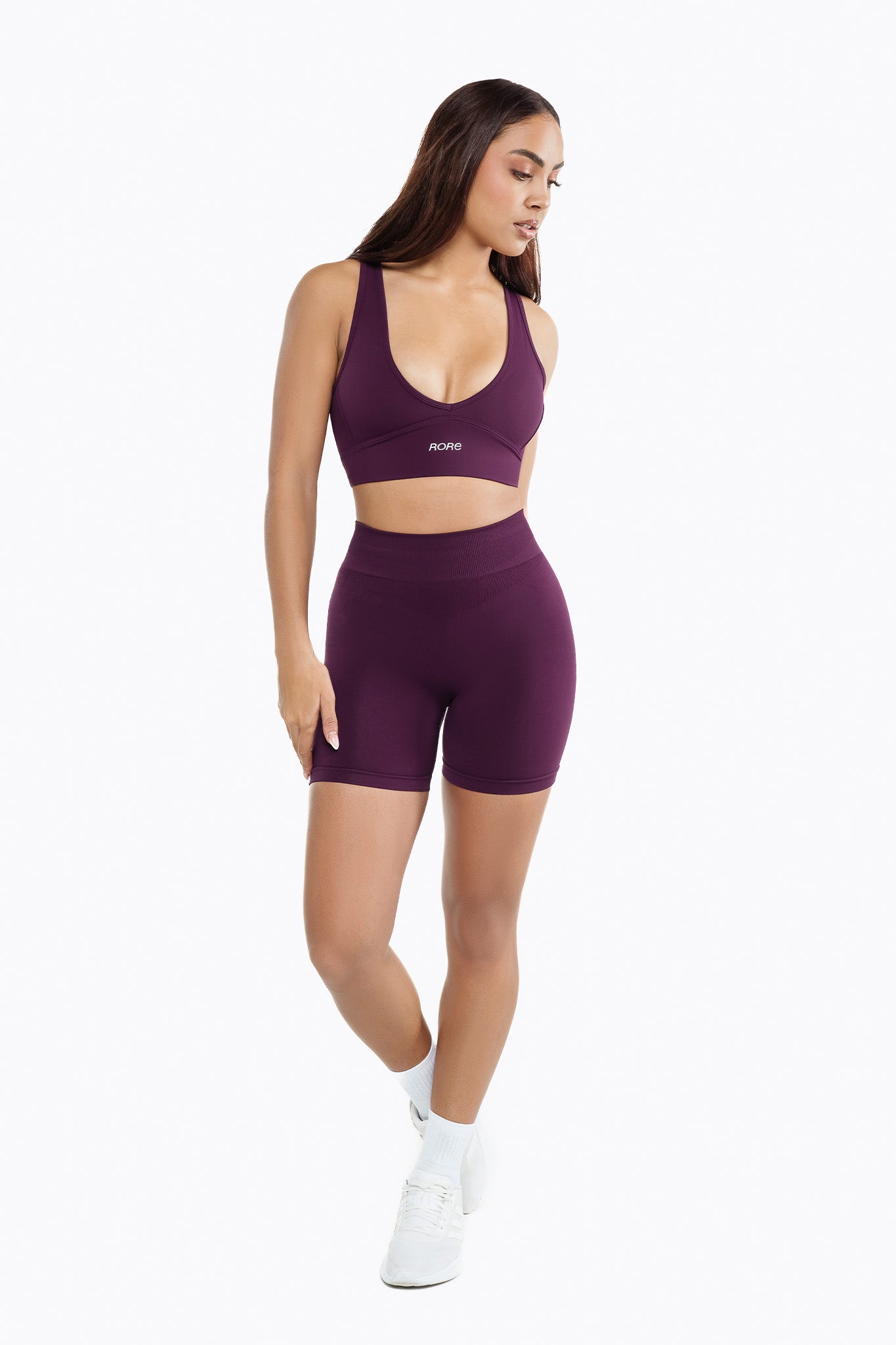 Brassière Crossed Back - Dark Berry