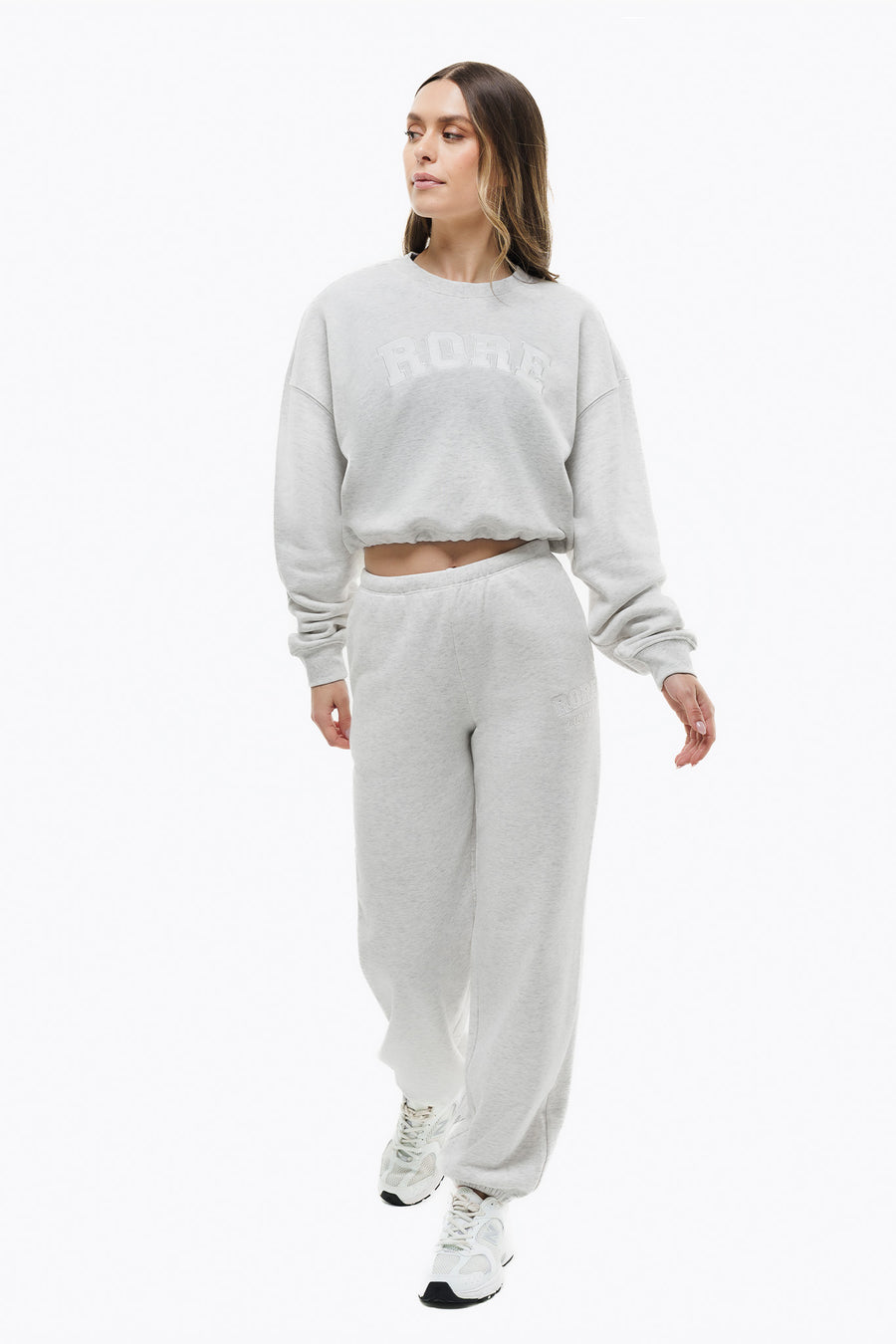 IVY Crop Sweatshirt - Cloudstone