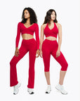 Flare Crossed Sculpt - True Red