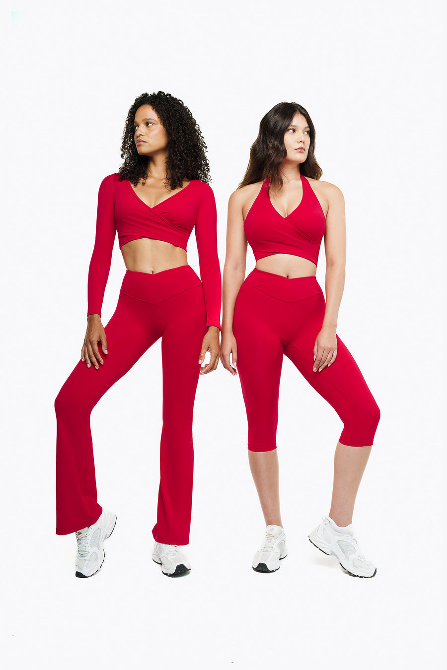 Flare Crossed Sculpt - True Red