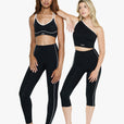 Top Asymétrique Retro - Black
