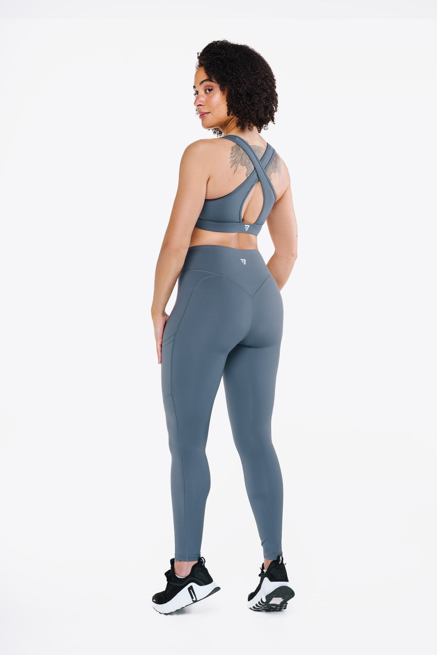 Legging Power - Blue Fog