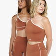 Legging Contour Retro - Deep Cocoa