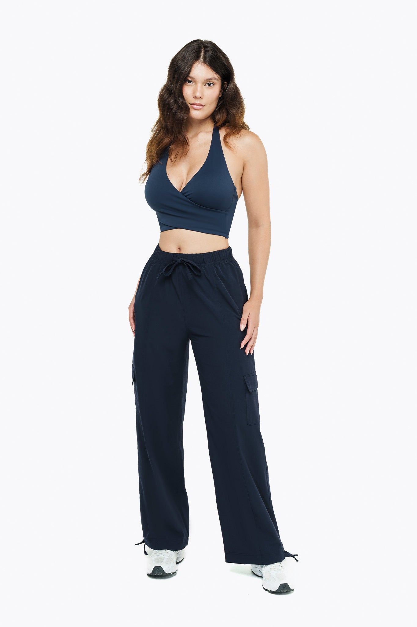 Pantalon Cargo - Blue Petrol