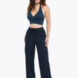 Pantalon Cargo - Blue Petrol