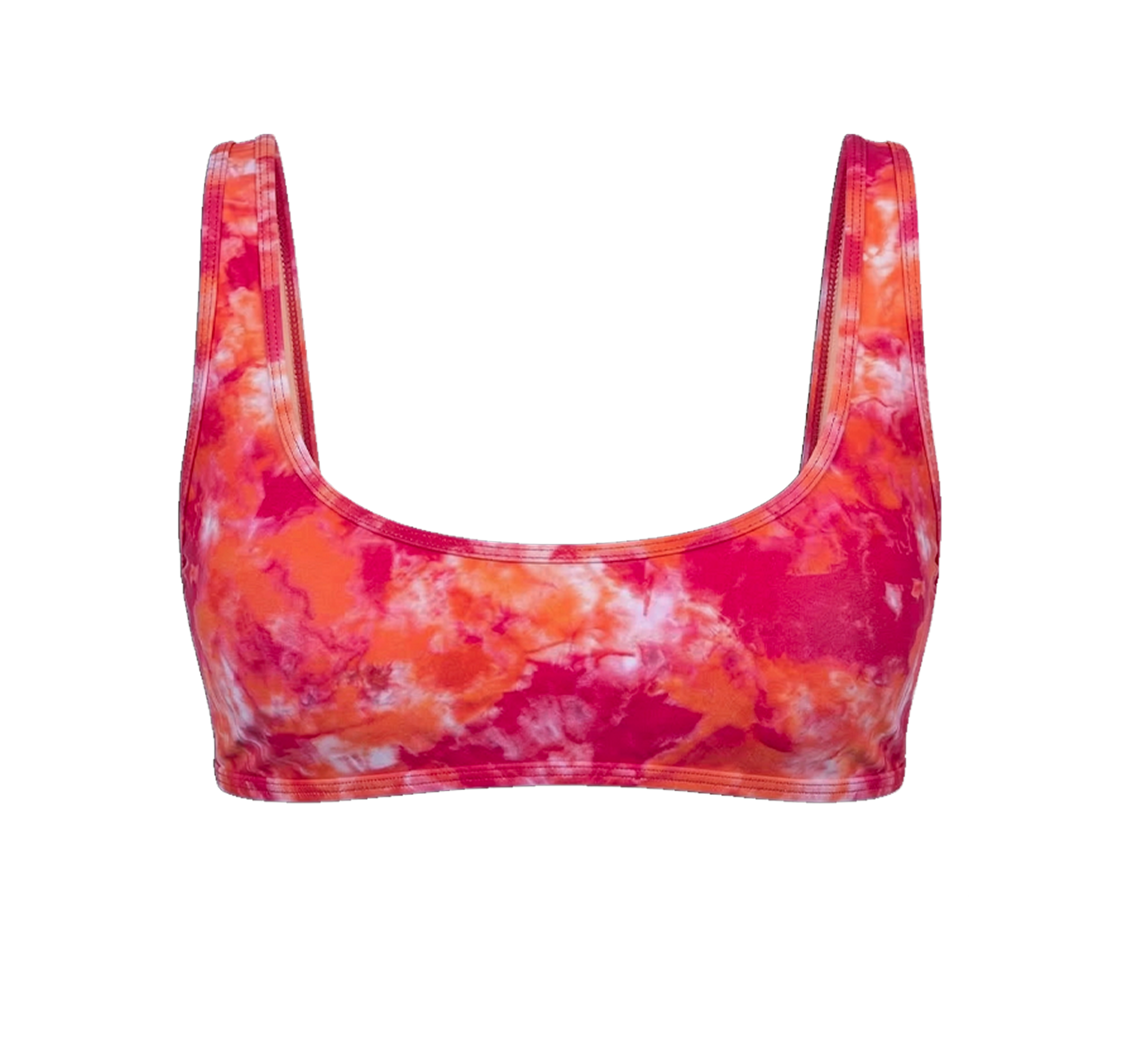 Haut de Bikini Spice Square - Tropical Flame