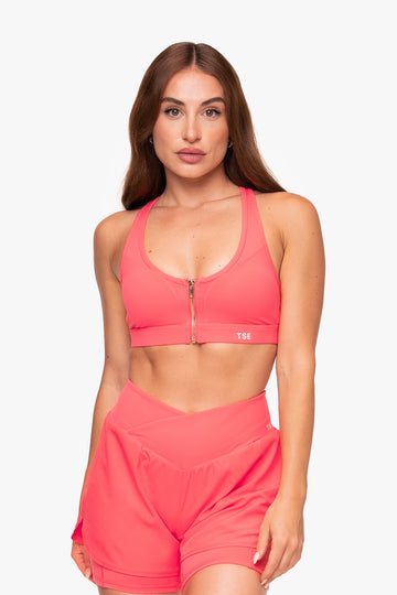 Brassière ZipTech - Papaya