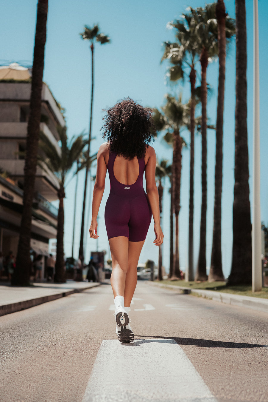 Combinaison Short Zip Tech - Deep Purple