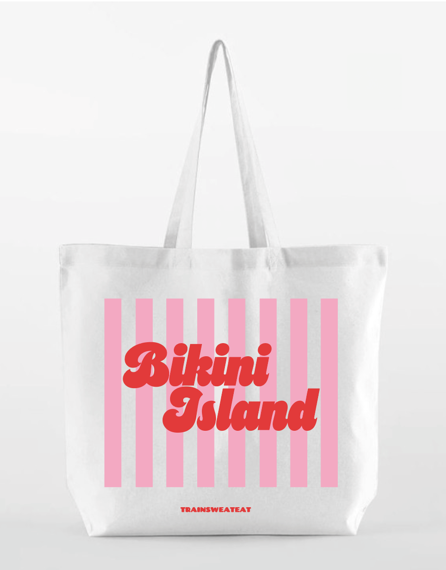Tote bag Bikini Island