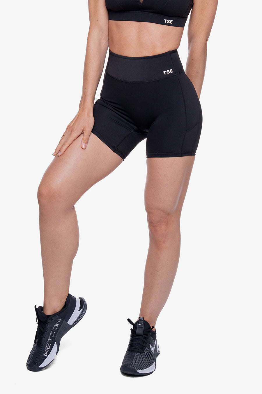 SHORT POWER SMOOTH-FIT - BLACK
