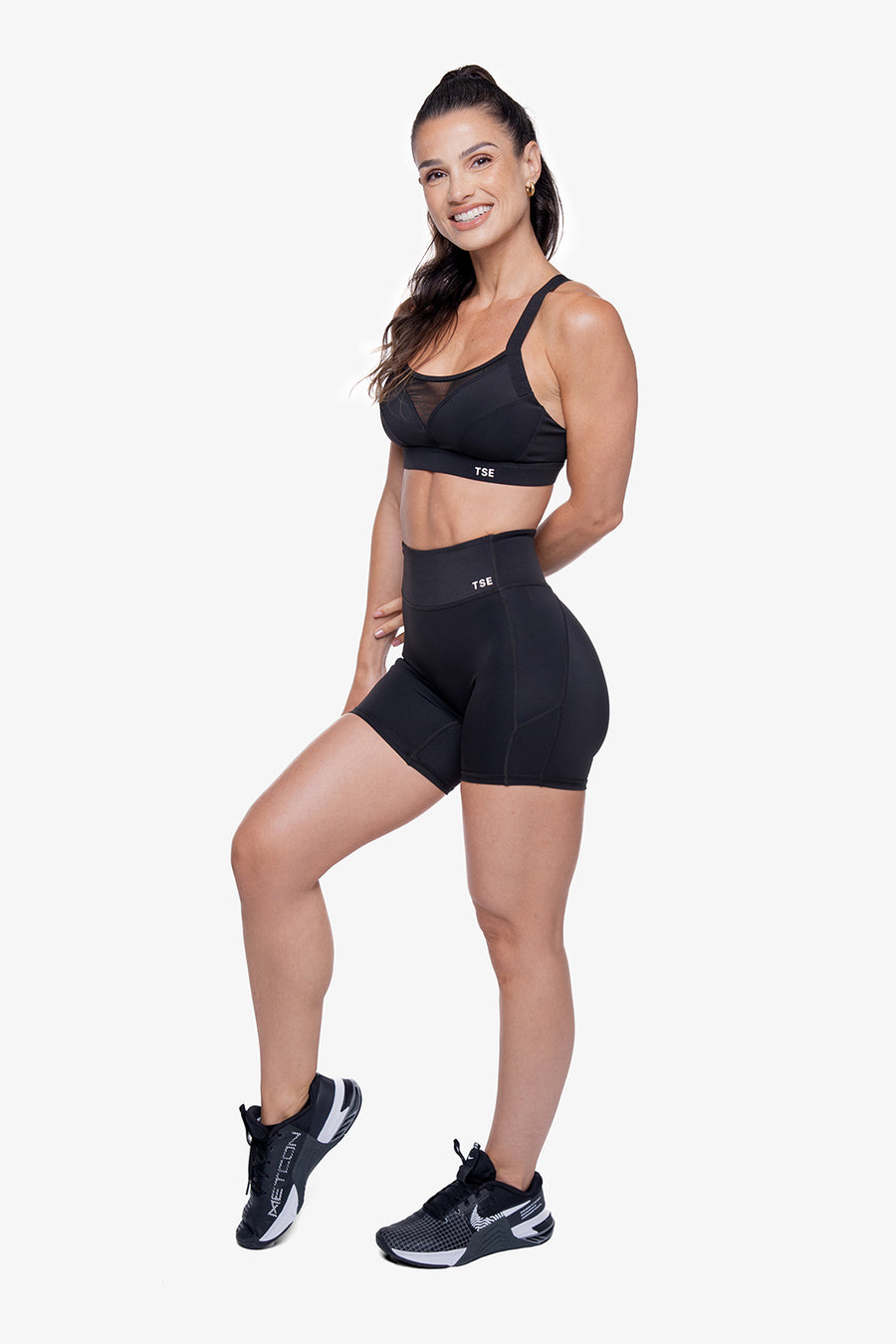 SHORT POWER SMOOTH-FIT - BLACK