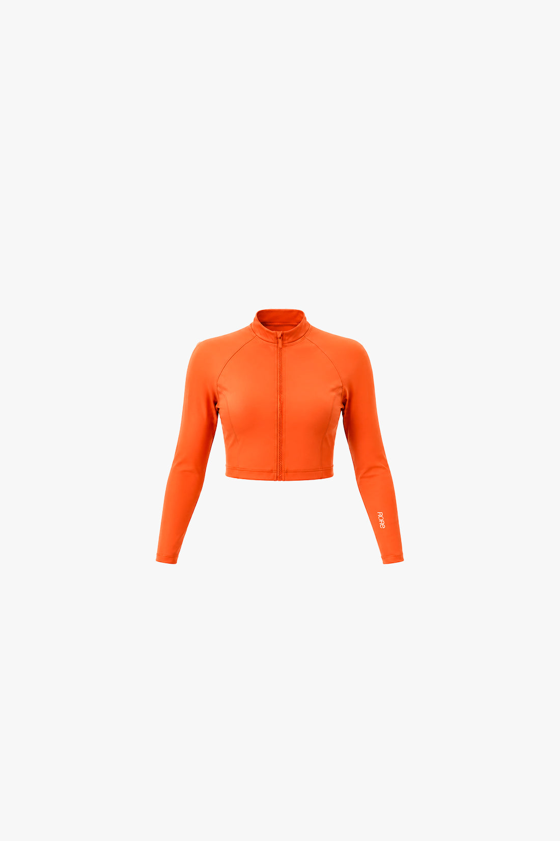 Veste Zip Tech Crop - Apricot