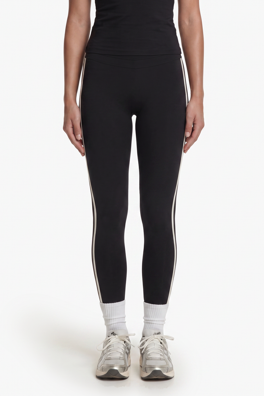 Retro Sculpt Edge Leggings - Black