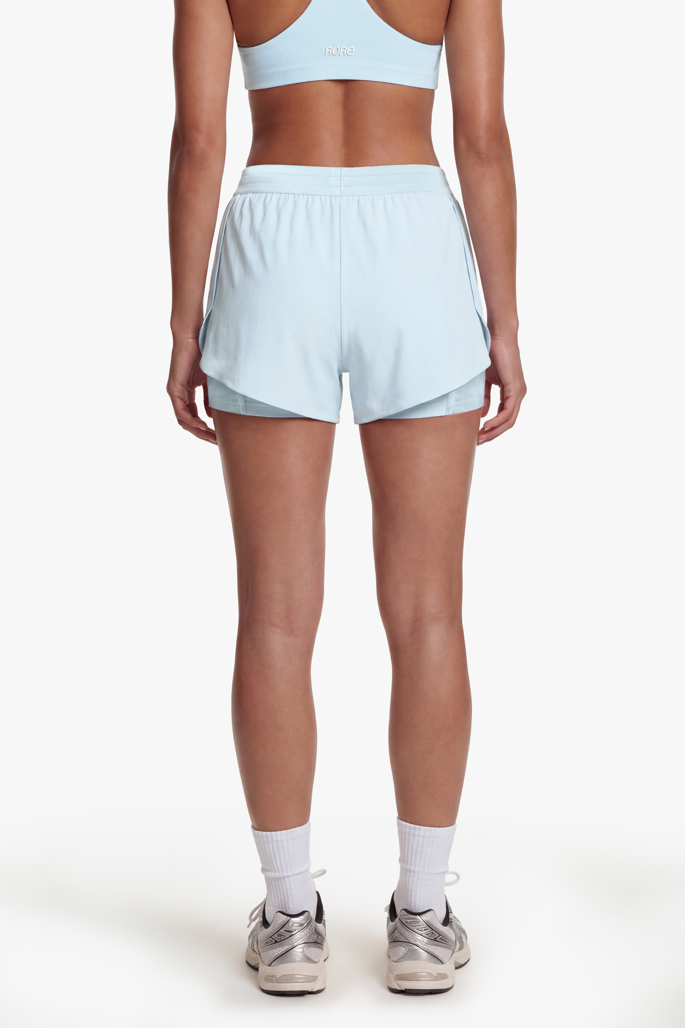 Short 2in1 Mesh - Ice Blue
