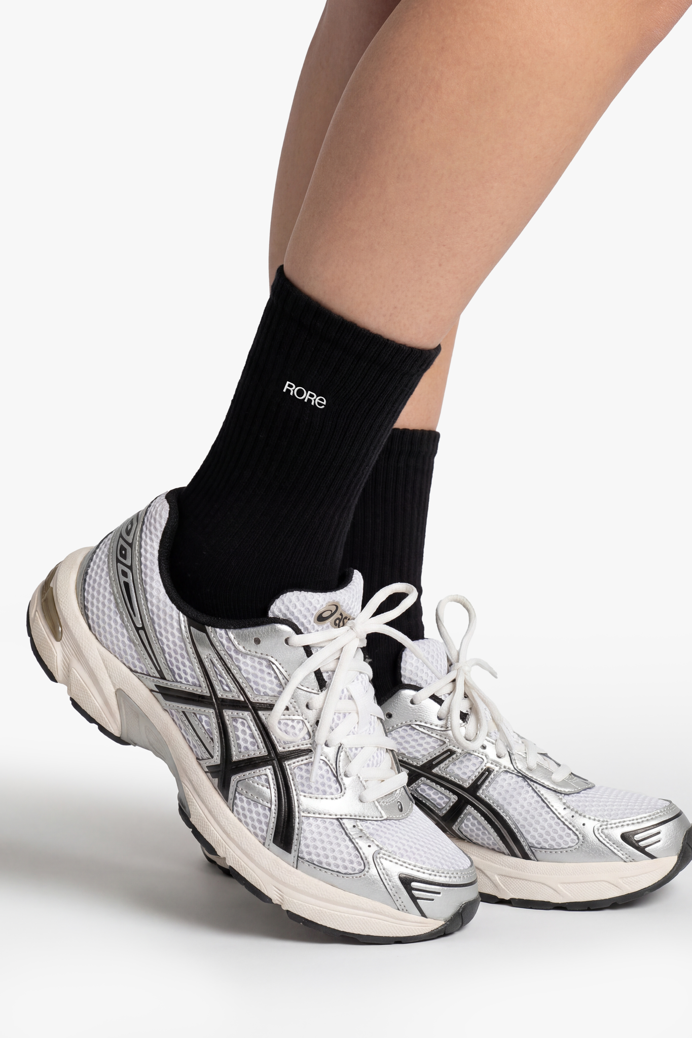 Chaussettes Rore Mi-Longues - White/Black