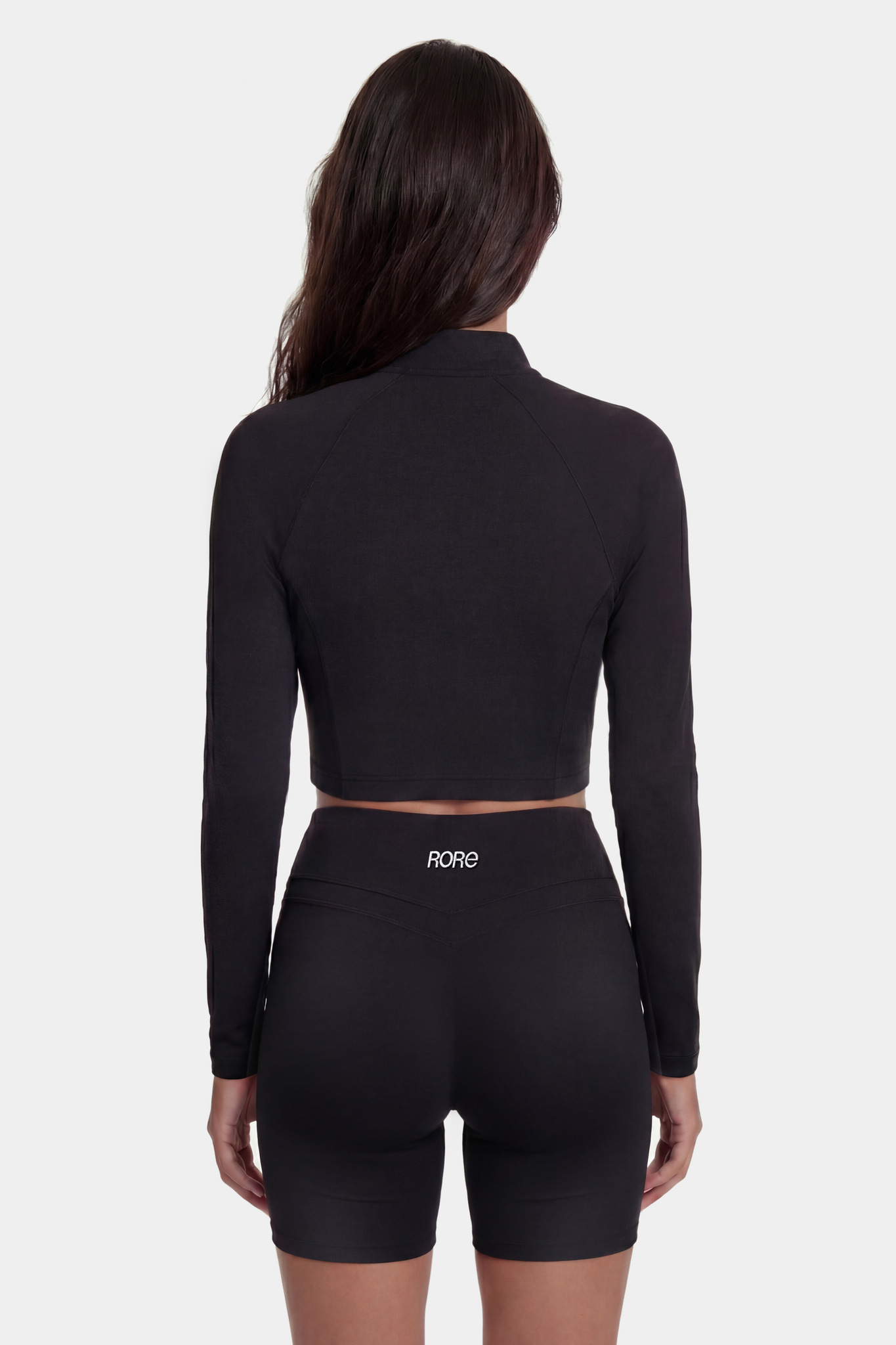 Veste Zip Tech Crop - Black