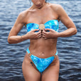 Haut de Bikini Shell - Blue Tide