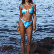 Bas de Bikini Shell - Blue Tide