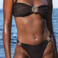Haut de Bikini Shell - Burnt Cocoa