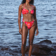 Bas de Bikini Shell - Tropical Flame