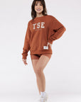 Sweatshirt Varsity  - Caramel
