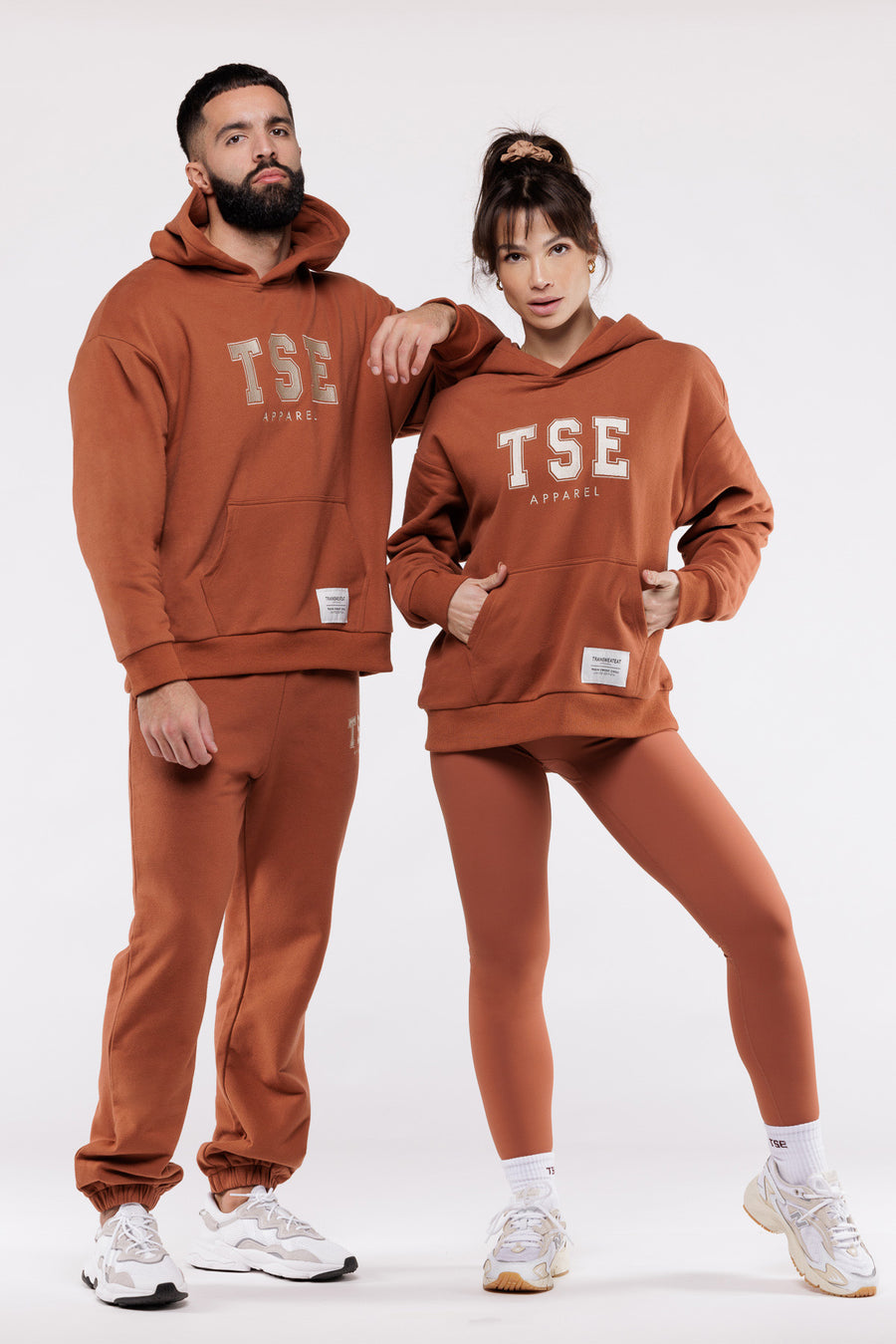 Hoodie Varsity  - Caramel