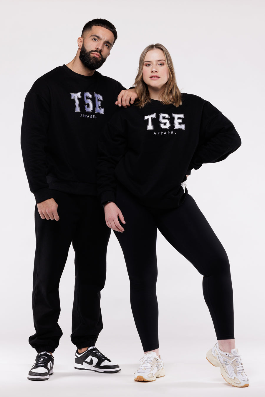 Sweatshirt Varsity  - Black