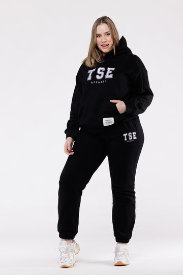 Hoodie Varsity  - Black