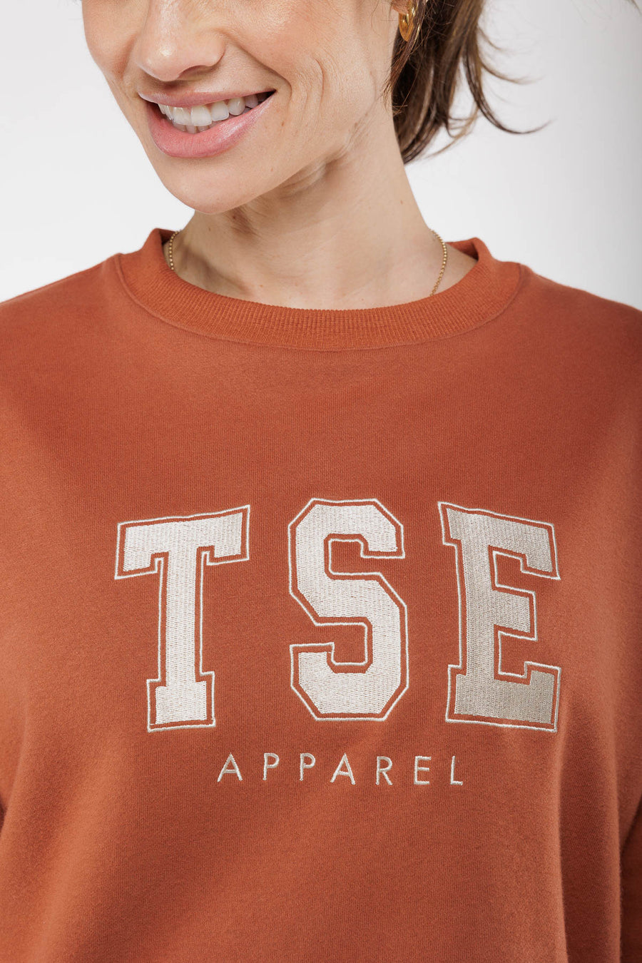 Sweatshirt Varsity  - Caramel