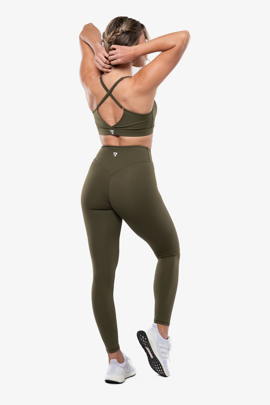 BRASSIÈRE CROSSED AJUSTABLE SMOOTH-FIT - KAKI