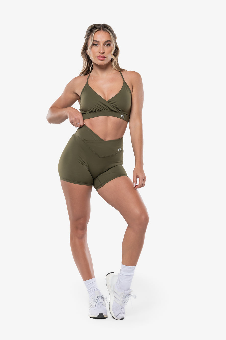 Short  Crossed - Kaki