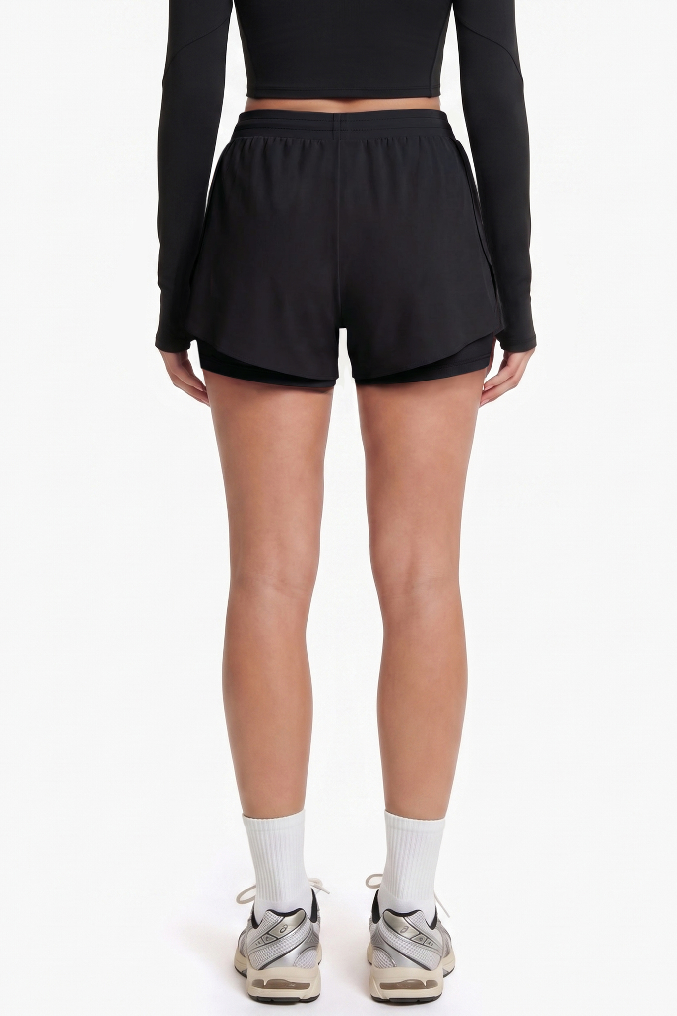Short 2in1 Mesh - Black