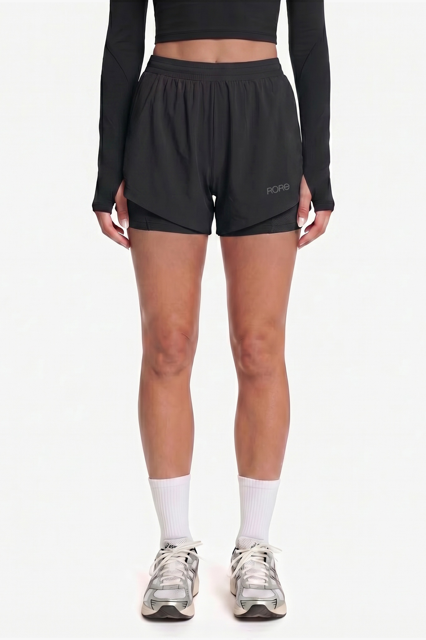 Short 2in1 Mesh - Black