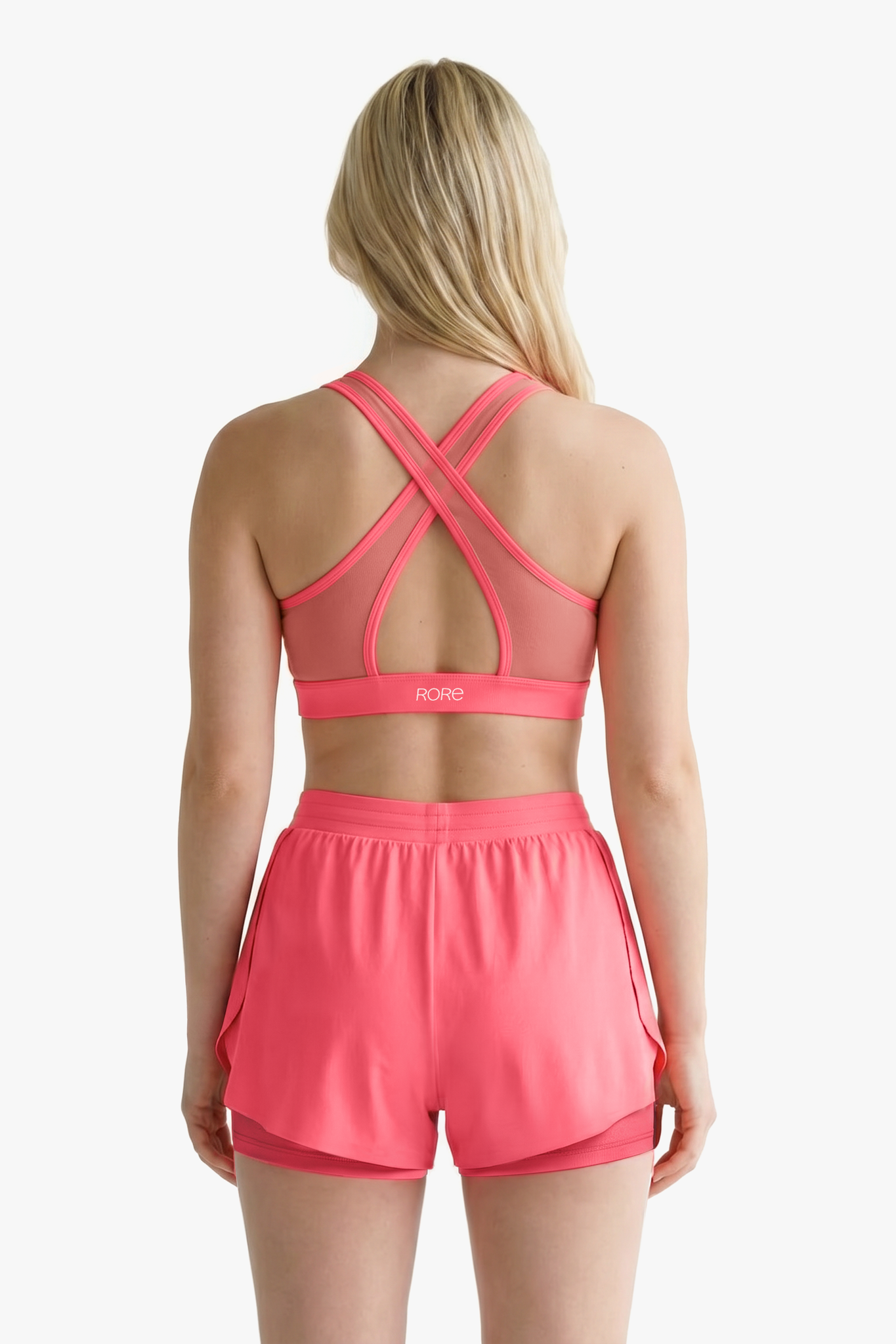 Brassière Zip Tech Mesh - Papaya