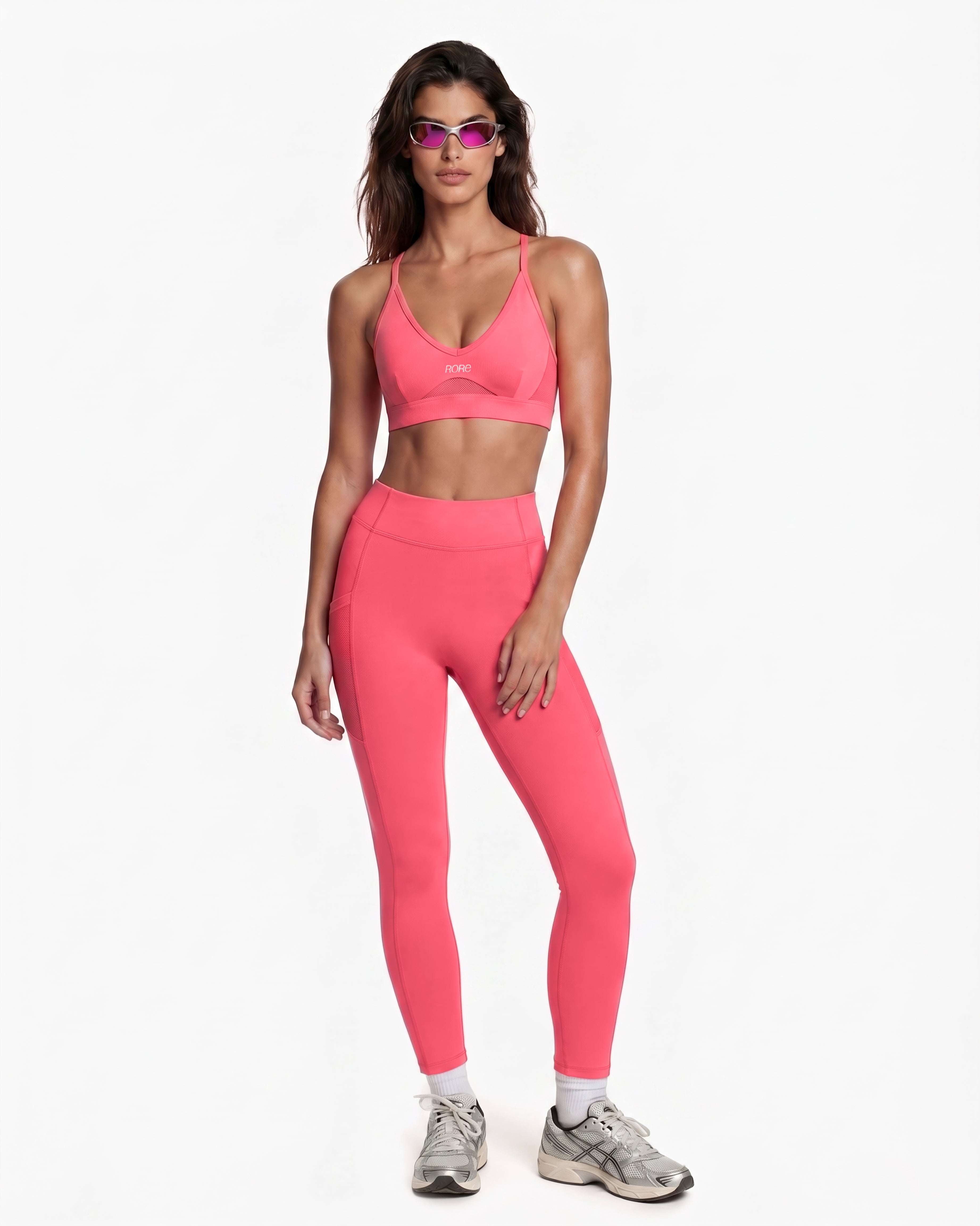 Legging Power Mesh - Papaya