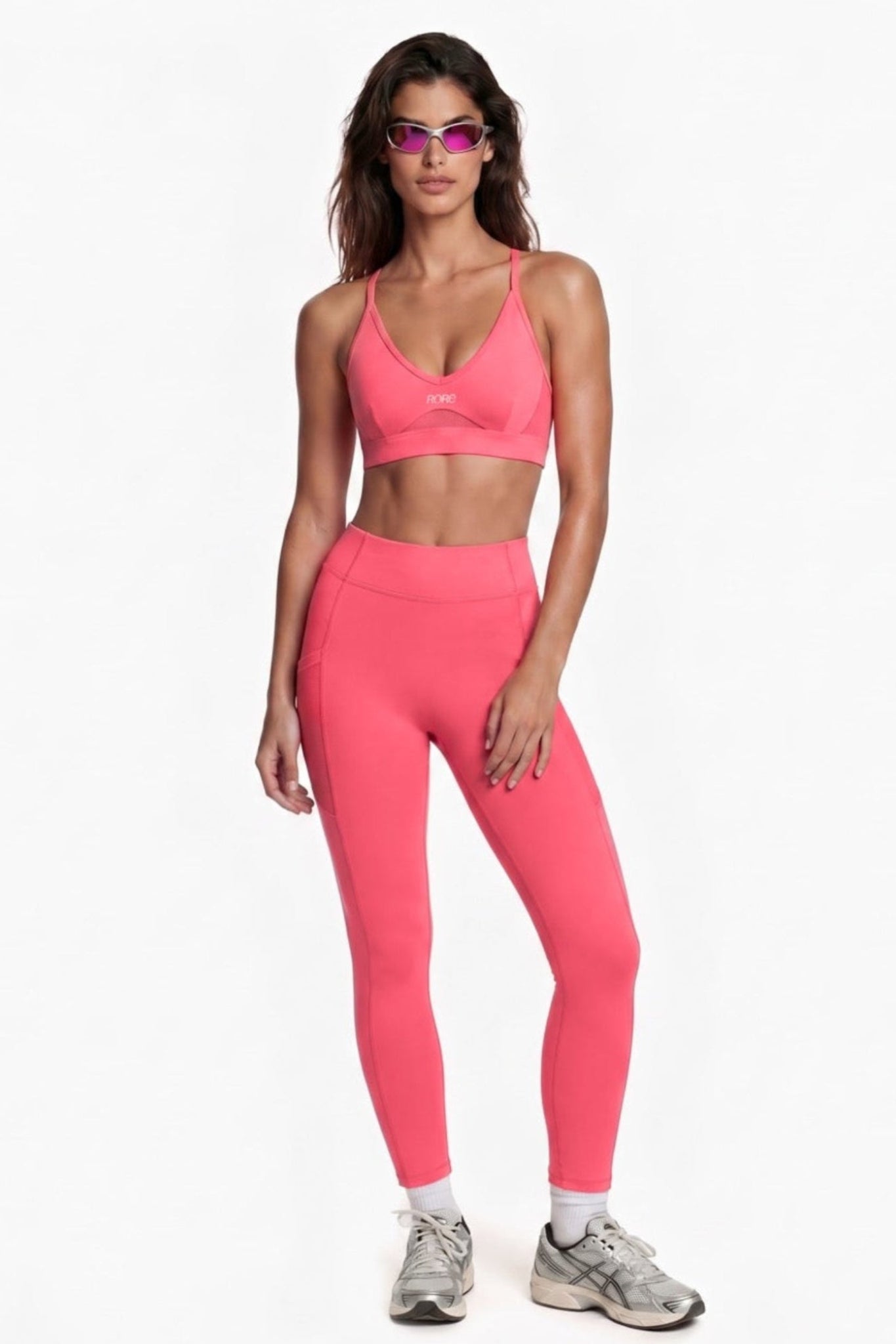 Legging Power Mesh - Papaya