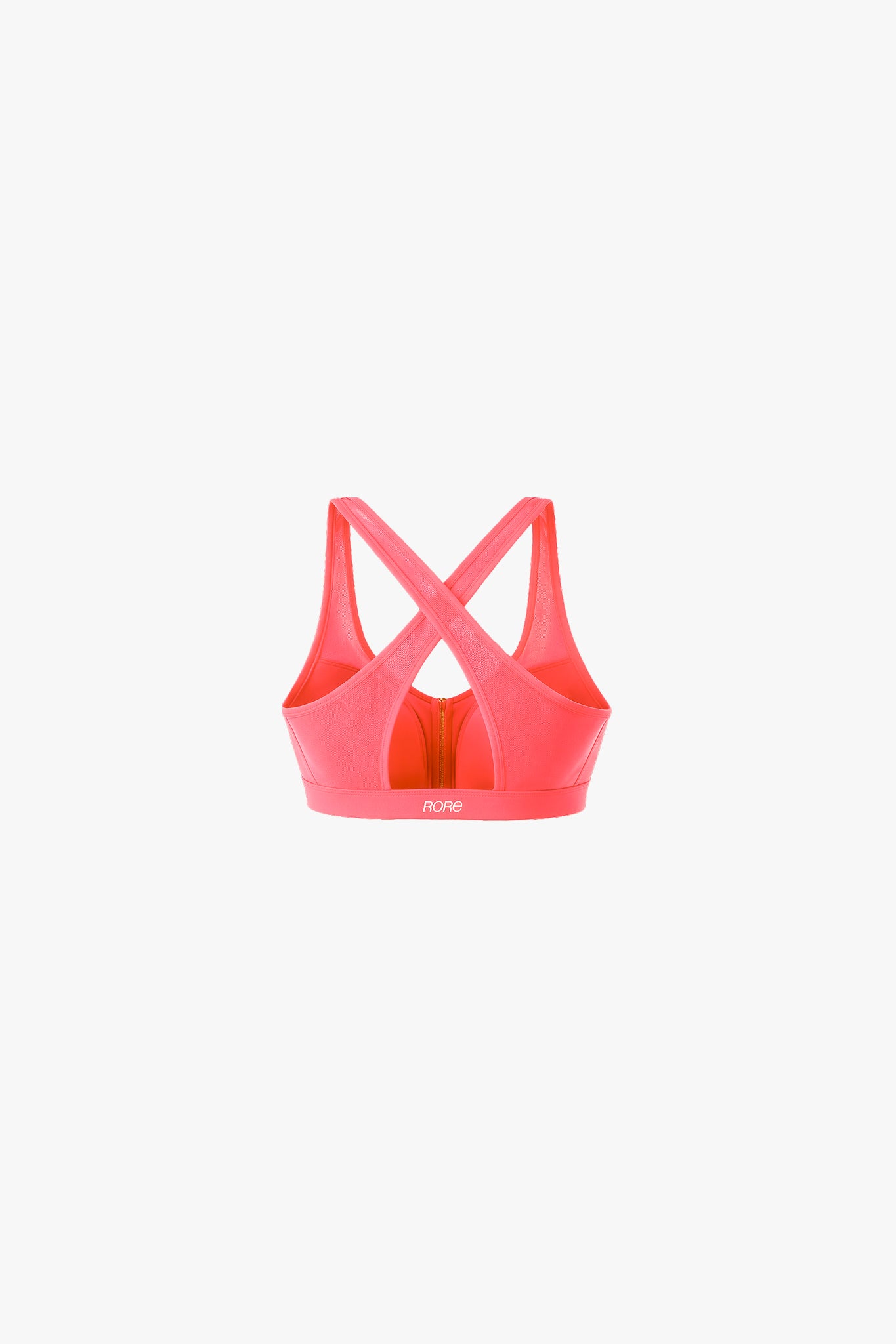 Brassière Zip Tech Mesh - Papaya