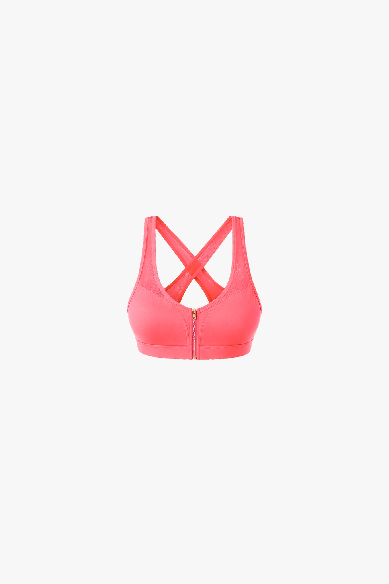 Brassière Zip Tech Mesh - Papaya